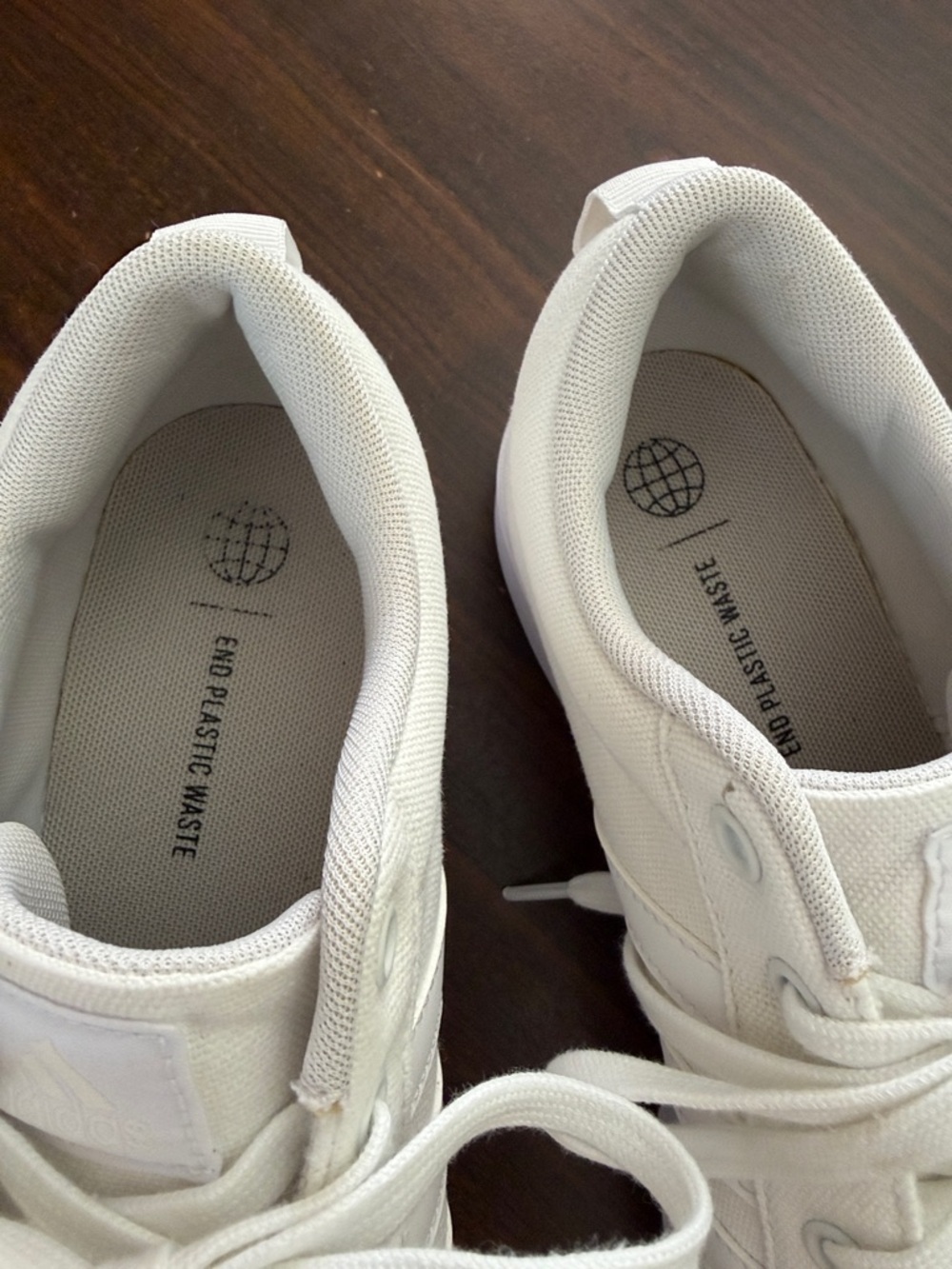 Adidas Women’s Nizza Canvas Platform Sneakers - White - Size 10 - Picture 4 of 7